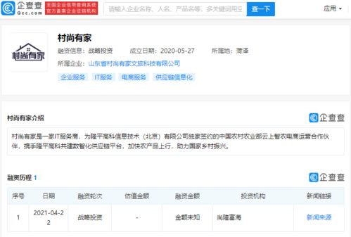 數(shù)字文化創(chuàng)意內(nèi)容應(yīng)用服務(wù)商村尚有家獲尚隆富海戰(zhàn)略投資，加速產(chǎn)業(yè)升級